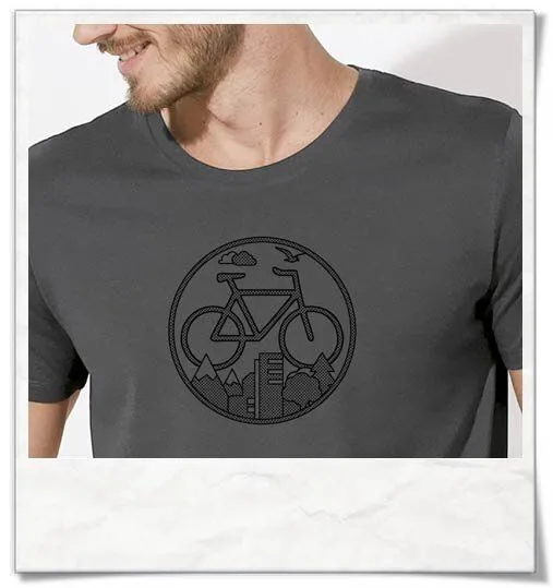 Picopoc Picopoc Fahrrad / Bike T-Shirt, Grau, – Produktbild 4 von 4