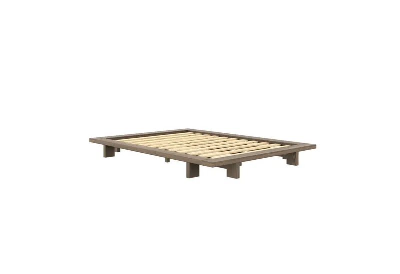 Karup Design Futonbett Bettgestell JAPAN BED Futonbett aus FSC®-zertifiziertem Massivholz (Mit Lattenrost), zeitlos, bequem & in mehreren Farben und Größen erhältlich, Braun, – Produktbild 6 von 7