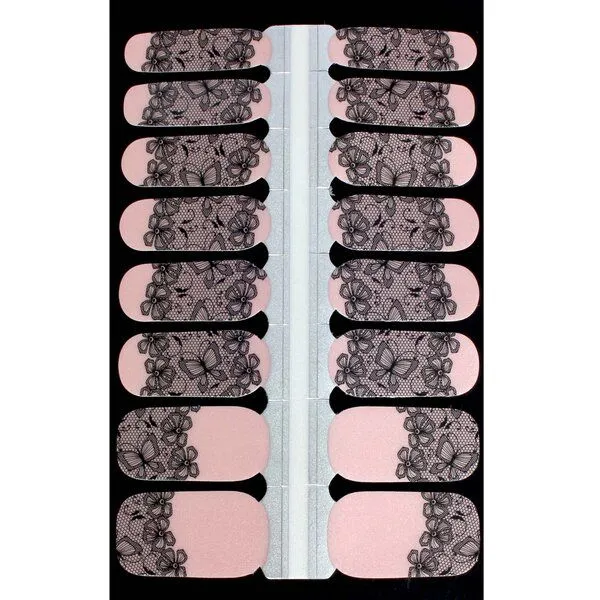 Vargu Vargu LAUED vegane Nagelfolien textile fusion, Romantic moments, – Produktbild 4 von 4