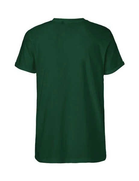 Neutral® - 3FREUNDE Neutral® - 3FREUNDE Männer T-Shirt Roll-Up, Flaschengrün, – Produktbild 2 von 4