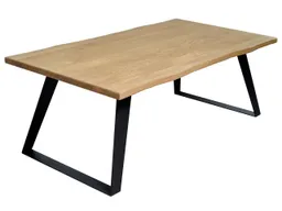 Couchtisch 'Charlie', mit Baumkante, Wildeiche, 110 x 40 x 60 cm – Produktbild 1 von 1