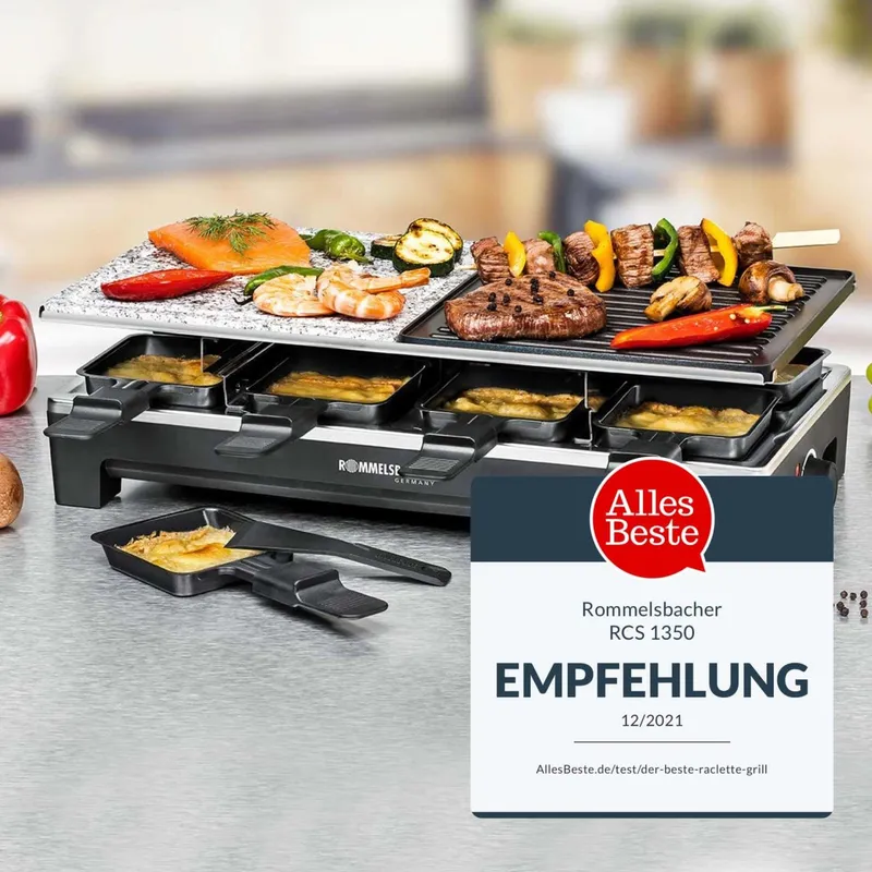 Rommelsbacher Rommelsbacher RACLETTE GRILL RCS 1350 – Produktbild 4 von 8