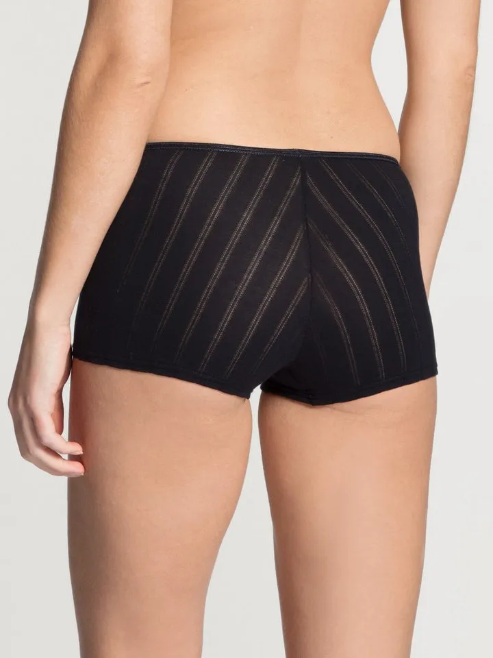 CALIDA CALIDA High-Waist-Panty Etude Toujours Damen (1-St) weich, High-Waist und mit Spitze, Schwarz, – Produktbild 3 von 5