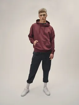 WOTE WOTE Oversized Hoodie Sweatshirt aus Bio-Baumwolle – Produktbild 1 von 1