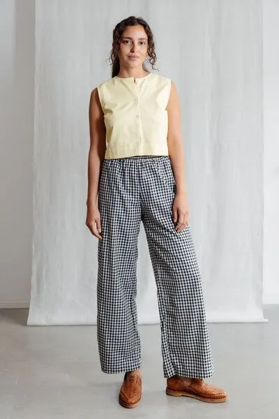 Jyoti - Fair Works Jyoti - Fair Works Bio-Baumwoll Hose Jayan, Kariert, – Produktbild 2 von 4