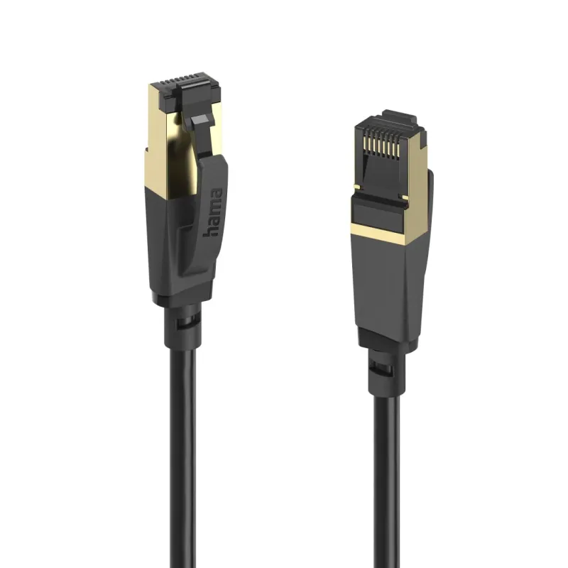 Hama Hama Netzwerkkabel, CAT-8, 40 Gbit/s, S/FTP geschirmt, 1,5 m – Produktbild 1 von 6
