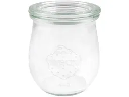 Weck Weck Tulpenglas, Einmachglas mit Deckel, 220 ml, 8 cm x Ø 6 cm – Produktbild 1 von 1