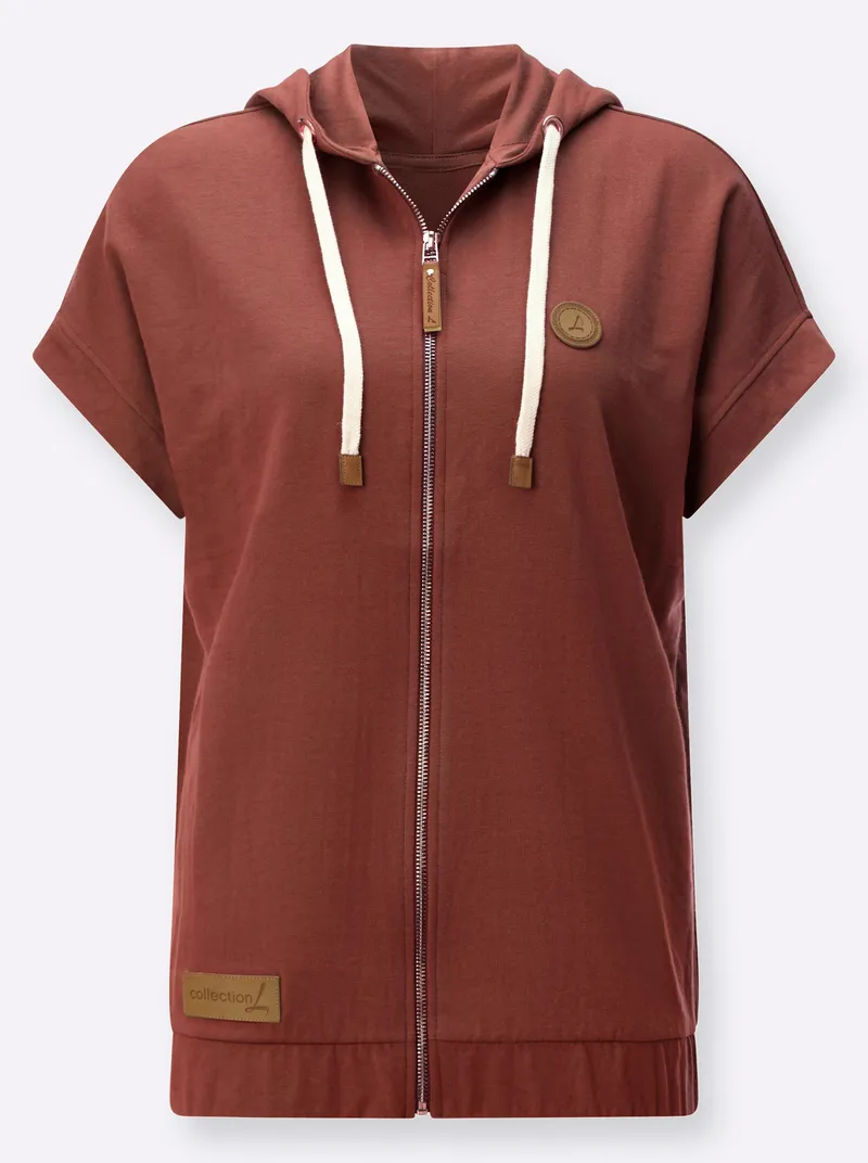 Witt Sweatjacke, Rotbraun, – Produktbild 1 von 2