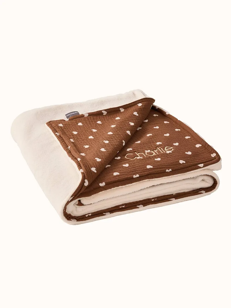 Vertbaudet Babydecke, Schokolade, – Produktbild 4 von 4