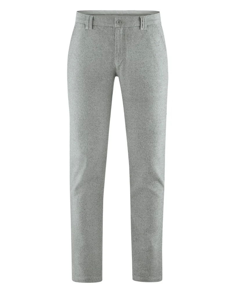 HempAge Hempage Herren vegan Hose, Sportlich Dunkelgrau, Grau, – Produktbild 1 von 2