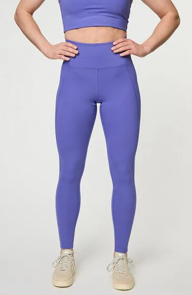 Girlfriend Collective Girlfriend Collective Damen Yogaleggings mit hohem Bund „Compressive High-Rise" aus recycelten Plastikflaschen, Moosgrün, – Produktbild 2 von 4
