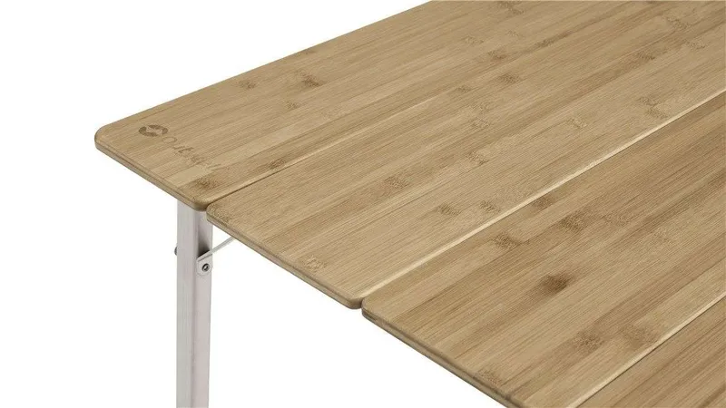 Outwell Outwell Custer M Falttisch mit Bambustischplatte 100 x 65 cm, schmales Packmaß, Hellbraun, – Produktbild 2 von 2