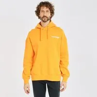 KnowledgeCotton Apparel KnowledgeCotton Apparel Kapuzenpullover - ELM signature wave hoodie, Gelb (zennia yellow), – Produktbild 1 von 1