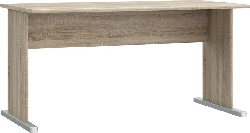 FORTE Schreibtisch Tempra, Breite 144 cm, Beige, – Produktbild 2 von 5