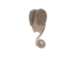 Maximo Baby Handschuhe Bio-Schurwolle Fleece braun-meliert Gr. 1 (1 Mon.) – Produktbild 1 von 1