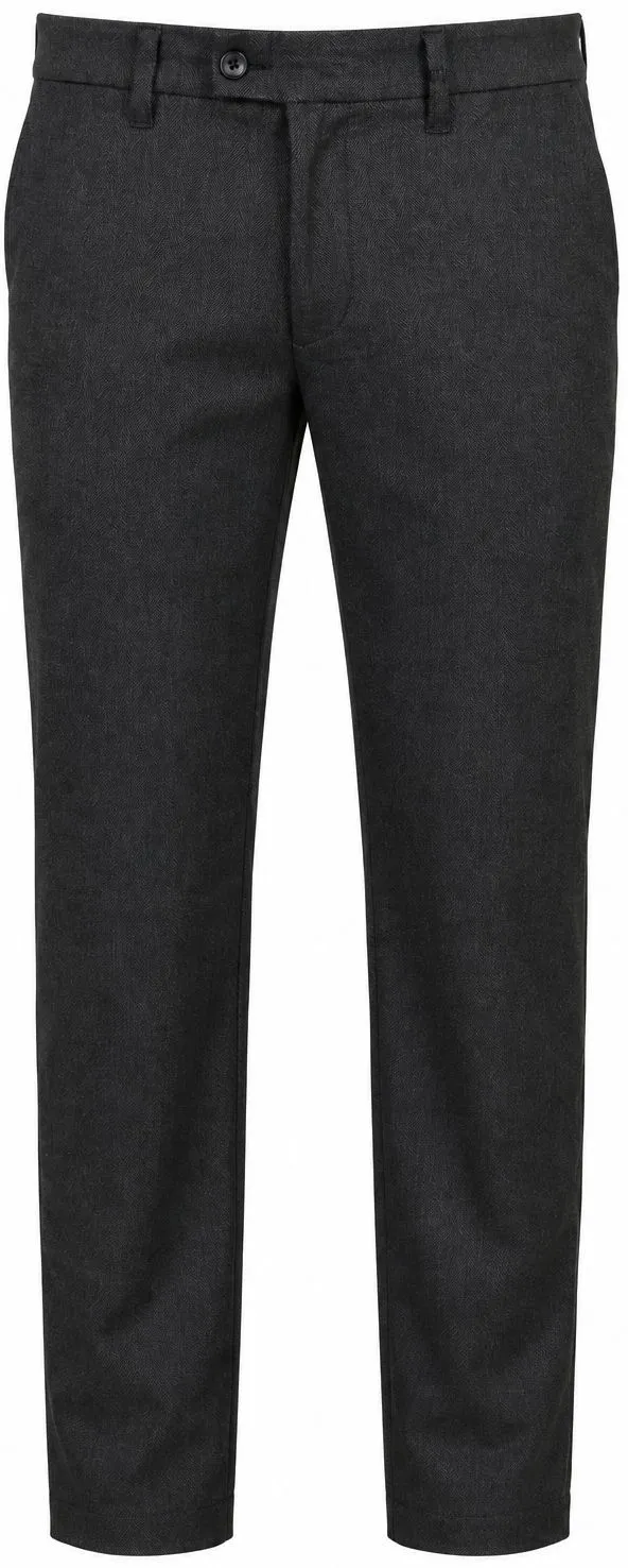 MAC Mac Hose Lennox Herringbone Grey Stone - Größe W 38 - L 32, Grau, – Produktbild 2 von 4