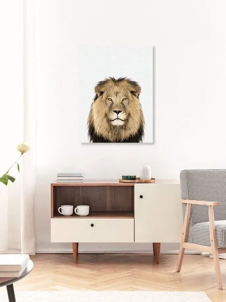 Photocircle Photocircle Poster / Leinwandbild - Lion – Produktbild 3 von 4