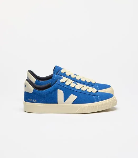 Veja Veja Damen-Sneaker Campo Bold Suede Indigo Pierre – Produktbild 4 von 4