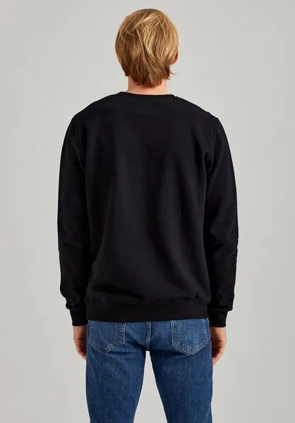 THOKKTHOKK ThokkThokk Herren Sweatshirt Bio Fair, Black (schwarz), – Produktbild 3 von 6