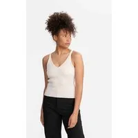 MELA V-Neck Strick Top Style RHADA | von MELA | Fairtrade & GOTS zertifiziert, Cream melange, – Produktbild 1 von 1