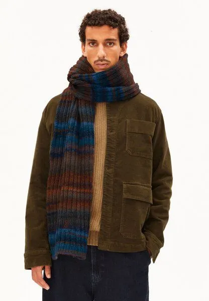 ARMEDANGELS ARMEDANGELS WOOL KNIT Unisex Strickschal aus 100% Bio-Wolle, Light oak, – Produktbild 1 von 4