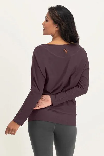 Urban Goddess Urban Goddess Budhi Yoga Langarm Shirt, Berry (lila), – Produktbild 3 von 4