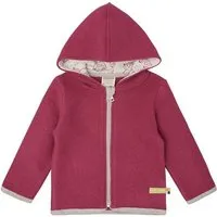 loud proud loud + proud Babys & Kinder Wollfleece-Jacke mit Kapuze, GOTS-zertifiziert, Rouge(pink), – Produktbild 1 von 1