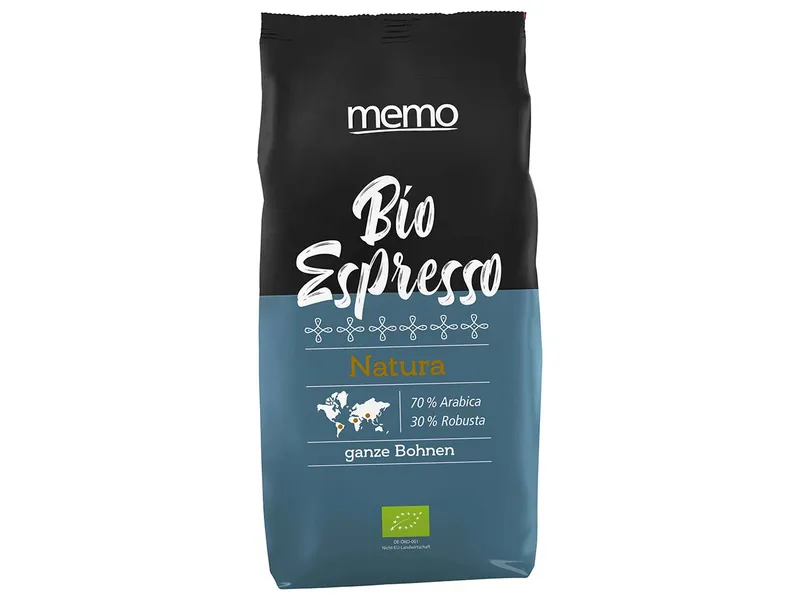 Memo memo Bio-Espresso 'Natura' ganze Bohnen 500 g – Produktbild 1 von 1