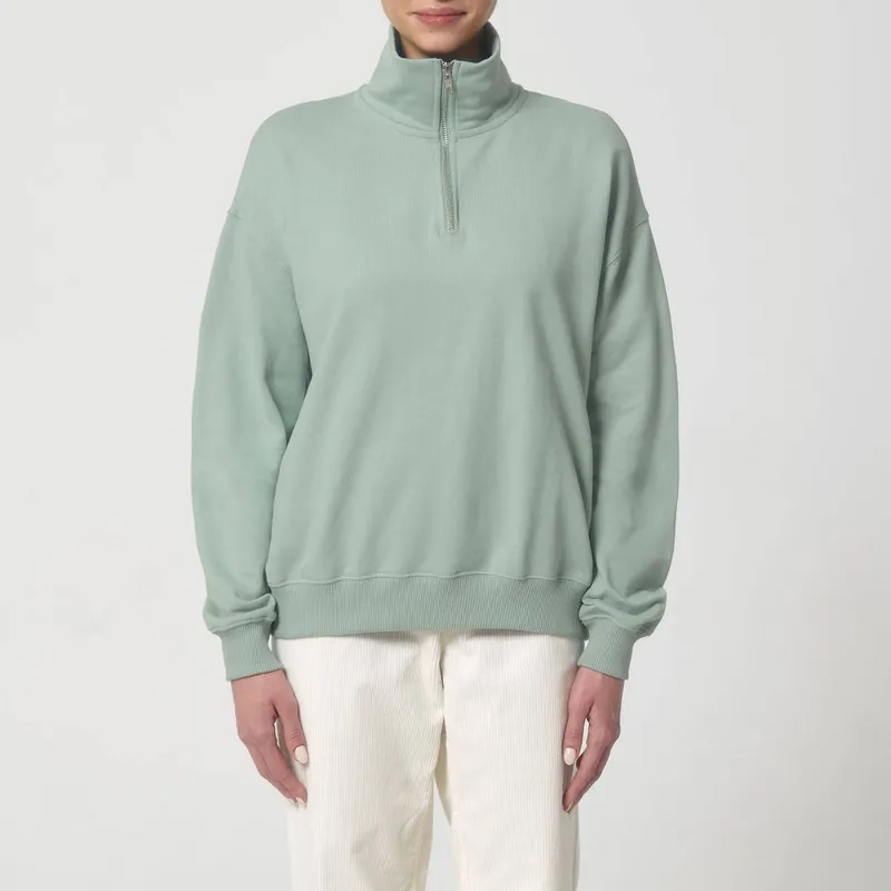 UNIPOLAR UNIPOLAR Damen vegan Sweatshirt Milford, Hellgrün, – Produktbild 1 von 2