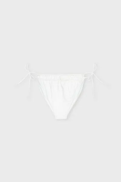 The Slow Label The Slow Label Bikini Hose zum Schnüren aus ECONYL®, Ivory, – Produktbild 1 von 4