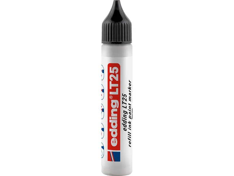 Edding Edding Nachfülltinte "LT 25" Lackmarker, 25ml, Weiß, – Produktbild 1 von 1