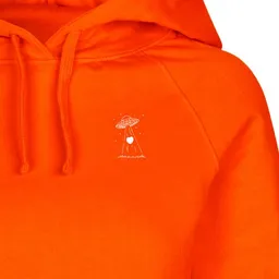 HANDGEDRUCKT HANDGEDRUCKT "Beam it up" Frauen Hoody aus reiner Biobaumwolle (kbA) – Produktbild 1 von 1
