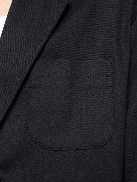 Nudie Jeans Nudie Jeans Bequemer Blazer - Abraham Jacket - aus Baumwolle (bio), Blau (navy), – Produktbild 4 von 4