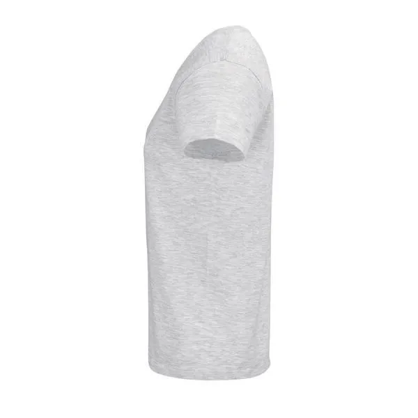 Sol's Sol's Damen T-Shirt Kurzarm Rundhals aus Bio - Baumwolle, Ash (heather), – Produktbild 3 von 3