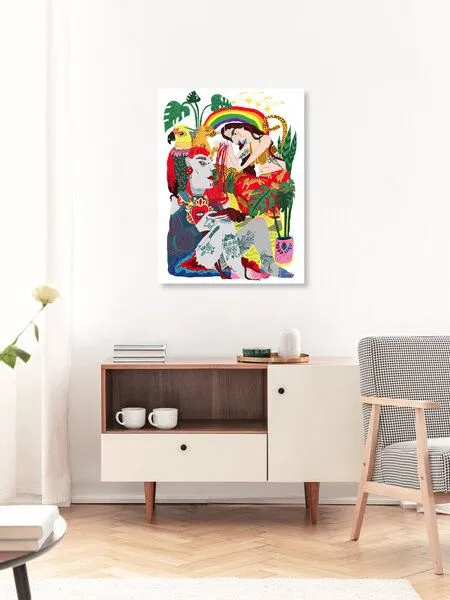 Photocircle Photocircle Poster / Leinwandbild - Sisters – Produktbild 3 von 4