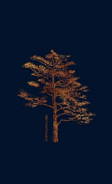 Kultgut Kultgut Biofair - Tree in echter Woodoptik/ Hoodie - Innen flauschig und sehr gemütlich, Nachtblau, – Produktbild 2 von 4