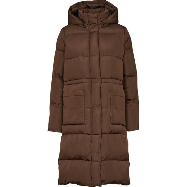 Basic Apparel Basic Apparel Veganer Puffermantel - Dagmar - aus recyceltem Polyester, Braun (chocolate), – Produktbild 1 von 1
