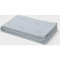 Yumeko Yumeko Kinderdecke Baumwolle Moon, Faded blue, – Produktbild 1 von 1