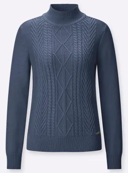 Witt Stehkragenpullover rauchblau – Produktbild 1 von 1