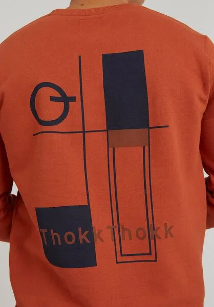 THOKKTHOKK ThokkThokk Herren Sweatshirt Bio Fair, Cinnamon (braun), – Produktbild 4 von 4