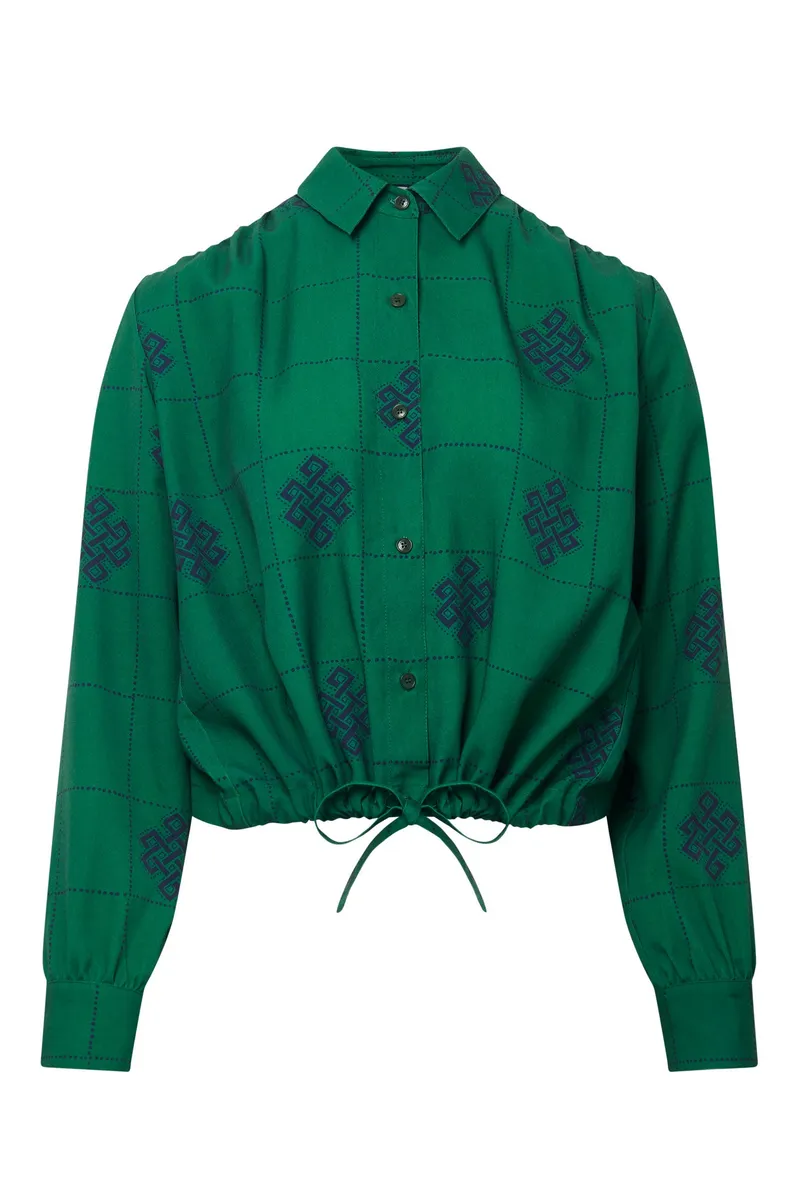 KOMODO KOMODO Damen vegan Top Eternal Knot Zoria Grün, Grün, – Produktbild 1 von 2