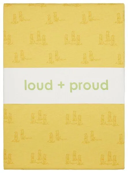 loud + proud loud + proud Kinder Jersey Bettwäsche-Set 100 x 135cm, GOTS-zertifiziert, Gold(gelb), – Produktbild 4 von 4