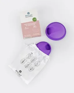 MYLILY MYLILY Menstruationsscheibe mit Mulde - 2er Set | inkl. Aufbewahrungsbeutel – Produktbild 1 von 1