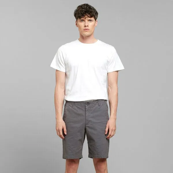 Dedicated DEDICATED Chino Shorts Nacka, Tornado (grau), – Produktbild 3 von 4