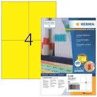 Herma Herma Special - Papier - matt - permanent selbstklebend - Gelb - A6 (105 x 148 mm) – Produktbild 2 von 2