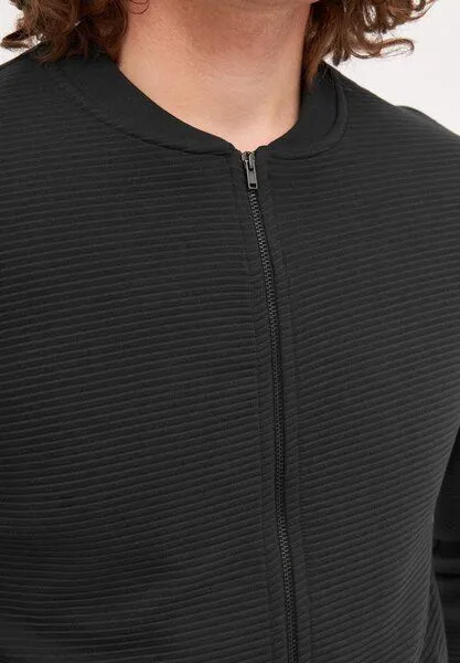 Givn Berlin Givn Berlin Blouson CARTER aus Bio-Baumwolle (Rib), Black (rib), – Produktbild 4 von 4