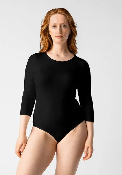 Les Lunes Les Lunes 3/4-Arm Body „Alena Body 3/4 Sleeve“, Schwarz, – Produktbild 1 von 4