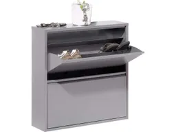 Metall-Schuhschrank "Big One Shoe 2" silber glänzend – Produktbild 1 von 1