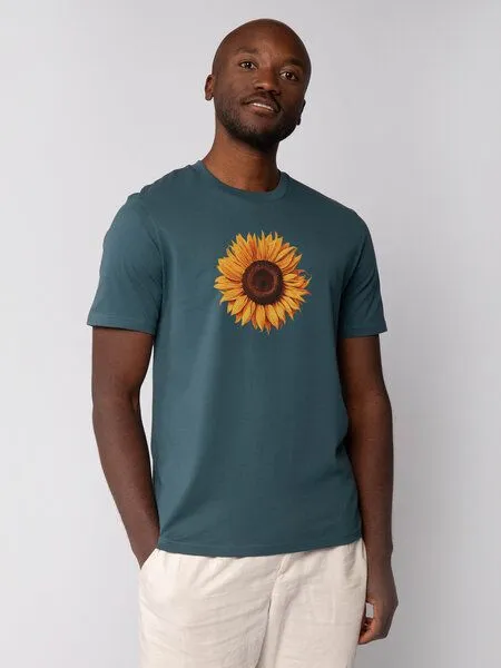 watapparel watapparel T-Shirt Unisex Sonnenblume, Stargazer, – Produktbild 3 von 5