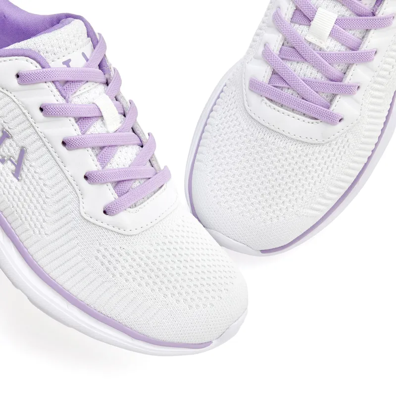 Lascana Sneaker, Weiß/lila, – Produktbild 1 von 3